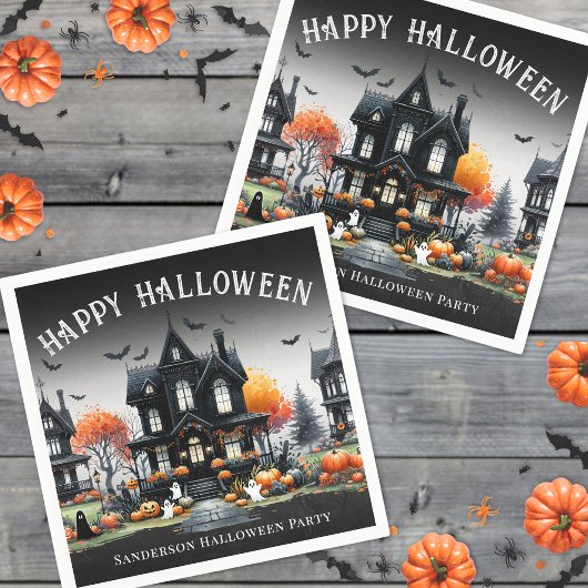 ハッピーハローウィンパーティー スタンダードカクテルナプキン