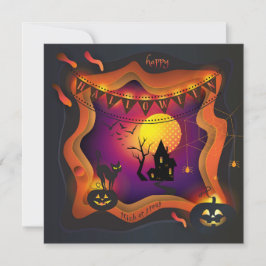 ハッピーハローウィンパーティー「トリートまたはトリック」 カード