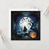 ハッピーハローウィンパーティー「トリートまたはトリック」 カード (正面/裏面インサイチュ)