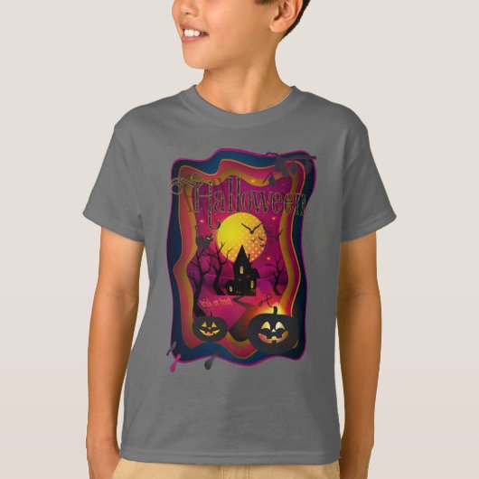 ハッピーハローウィンパーティー「トリートまたはトリック」ナイトイベント Tシャツ (正面)