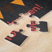 ハッピーハローウィンパーティー「トリートまたはトリック」魔法ショー ジグソーパズル (側面)