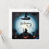 ハッピーハローウィンパーティー「トリート·オア·トリック」 カード (正面/裏面インサイチュ)