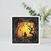 ハッピーハローウィンパーティー「トリート·オア·トリック」 カード (スタンド正面)