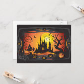 ハッピーハローウィンパーティー「トリート·オア·トリック」 カード (正面/裏面インサイチュ)