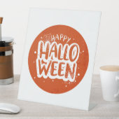 ハッピーハローウィンパーティー – ハロウィーンの衣装 台座サイン (インサイチュ)