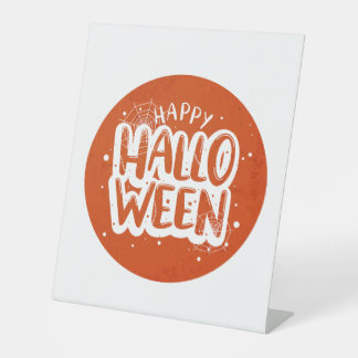ハッピーハローウィンパーティー – ハロウィーンの衣装 台座サイン