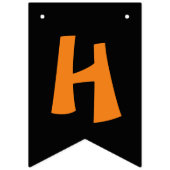 ハッピーハローウィンパーティー バンティングフラッグ (第1の旗)