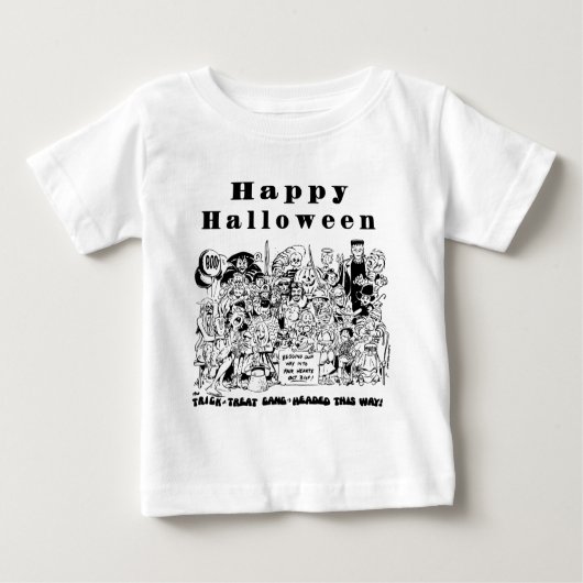 ハッピーハローウィンパーティー ベビーTシャツ (正面)