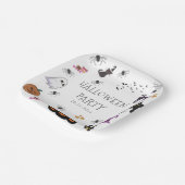 ハッピーハローウィンパーティー ペーパープレート (傾斜あり)