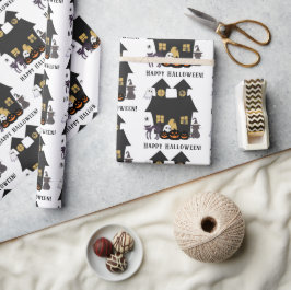 ハッピーハローウィンパーティー ラッピングペーパー