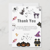 ハッピーハローウィンパーティー 案内状 (正面)