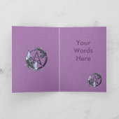 ハッピーハローウィンパープルウィッチ カード (内部)