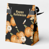 ハッピーハローウィンビューティフルオレンジカボチャ フェイバーボックス (裏面サイド)