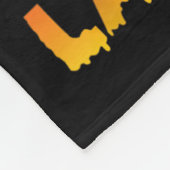 ハッピーハローウィンビーブデコールアフォアラブラドール フリースブランケット (角)