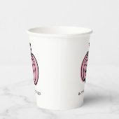 ハッピーハローウィンピンクカボチャ 紙コップ (右)