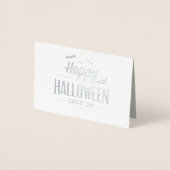 ハッピーハローウィンフォイルカード 箔カード (正面)