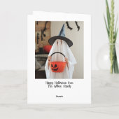 ハッピーハローウィンフォトカード サンキューカード (裏面)