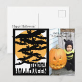 ハッピーハローウィンフォトポストカード ポストカード (正面/裏面)