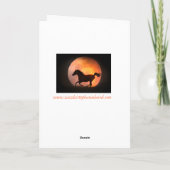 ハッピーハローウィンフクロウカード カード (裏面)