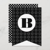 ハッピーハローウィンフラグのバンティングバナーポストカード ポストカード (正面/裏面)