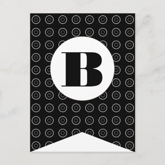 ハッピーハローウィンフラグのバンティングバナーポストカード ポストカード (正面)