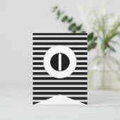 ハッピーハローウィンフラグのバンティングバナーポストカード ポストカード (スタンド正面)