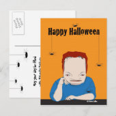 ハッピーハローウィンフランケンシュタインはがき ポストカード (正面/裏面)