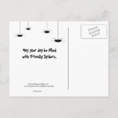 ハッピーハローウィンフランケンシュタインはがき ポストカード (裏面)