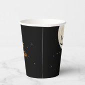 ハッピーハローウィンフルムーンこうもり 紙コップ (右)