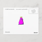 ハッピーハローウィンフロンザ全体の不気味な束 ポストカード (裏面)