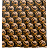 ハッピーハローウィンブカボチャ シャワーカーテン (正面)