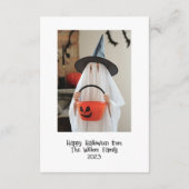 ハッピーハローウィンブホラー エンクロージャーカード (裏面)