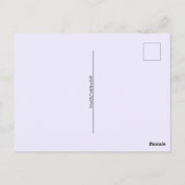 ハッピーハローウィンブラックキャットウィッチ ポストカード (裏面)