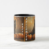 ハッピーハローウィンブラックキャットコレクション マグカップ (中央)