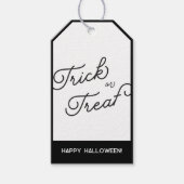 ハッピーハローウィンブラックギフトラベル ギフトタグ (正面)