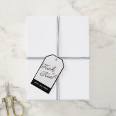 ハッピーハローウィンブラックギフトラベル ギフトタグ (より糸付き)