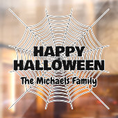 ハッピーハローウィンブラックスパイダーウェブファミリー名 ウィンドウサイン (シート2)