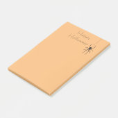 ハッピーハローウィンブラックスパイダーオレンジのポストイットノート ポストイット (アングル)