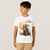 ハッピーハローウィンブラック Tシャツ (正面フル)