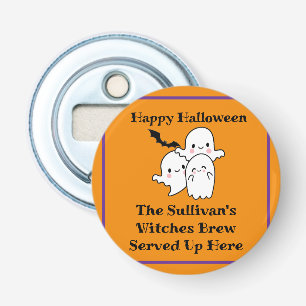 ハッピーハローウィンブリュー幽霊こうもりオレンジ 栓抜き