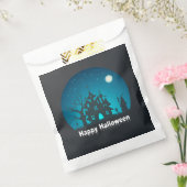 ハッピーハローウィンブルーアンドブラックハ幽霊のよく出るウス フェイバーバッグ (封をした状態)