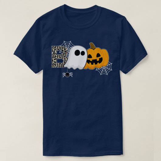 ハッピーハローウィンブースウィンドハットカボチャ419 Tシャツ (デザイン正面)