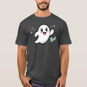 ハッピーハローウィンブー幽霊 Tシャツ (正面)