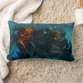 ハッピーハローウィンヘッドレスジャック ランバークッション (ブランケット)