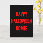 ハッピーハローウィンホミー カード (黄色い花)