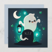 ハッピーハローウィンホリデーカード シーズンカード (正面/裏面)