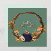 ハッピーハローウィンホリデーカード シーズンカード (正面/裏面)