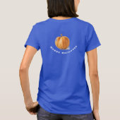ハッピーハローウィンホワイトTシャツ Tシャツ (裏面)