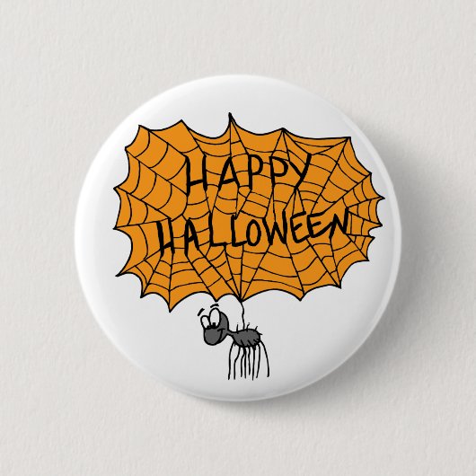 ハッピーハローウィンボタン 缶バッジ (正面)