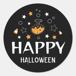 ハッピーハローウィンボトル ラウンドシール